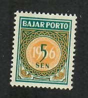 Indonesia;  Scott J91; 1966; Unused; NH; Postage Due