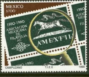 MEXICO 1642, 10th Anniv Mexican Philatelic Association, Amexfil. MINT, NH. VF.