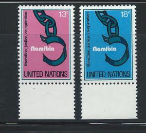 United Nations #296-97  MNH (my3). No per item S/H fees