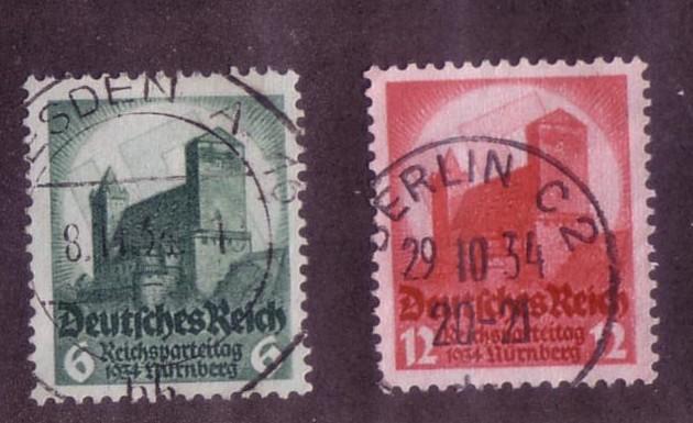 Third Reich Sc. # 442 / 443 Used