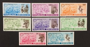 Rwanda 1967 #225-32, EXPO '67, MNH.