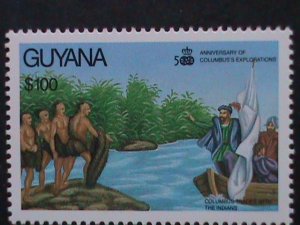 ​GUYANA-1992-SC#2520-31 COLUMBUS DISCOVERED AMERICA 500TH ANNV: MNH SET VF,