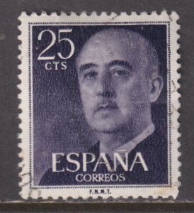 Spain 818 General Francisco Franco 1954