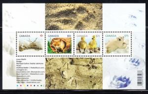 CANADA # 2424  Mint  NH   Souvenir Sheet animals