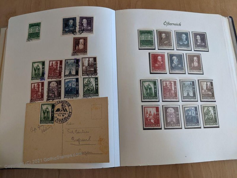 Austria Postwar Collection Graz Renner Sheets Birds Kids MNH + Many Used G105674