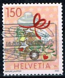 Switzerland 2020,Sc.#1790 used  Christmas: Biscuits