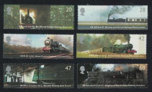 Great Britain Classic Locomotives 6v 2004 MNH SG#2417-2422