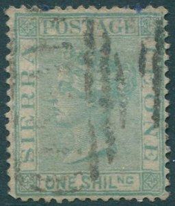 Sierra Leone 1859 SG22 1s green QV FU
