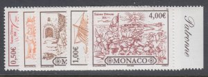 Monaco, Scott 2313-2317, MNH