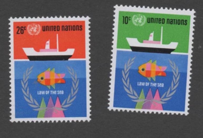 SCOTT   254-255   singles  MNH UN New York 1974