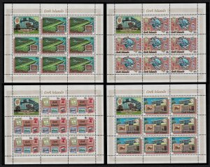 Cook Is. Centenary of UPU 4v Sheet 1974 MNH SG#495-98