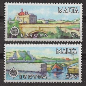 Malta # 539-40 Europa 1977 (2) Mint NH