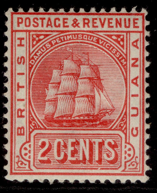 BRITISH GUIANA EDVII SG253a, 2c rose-red, M MINT.