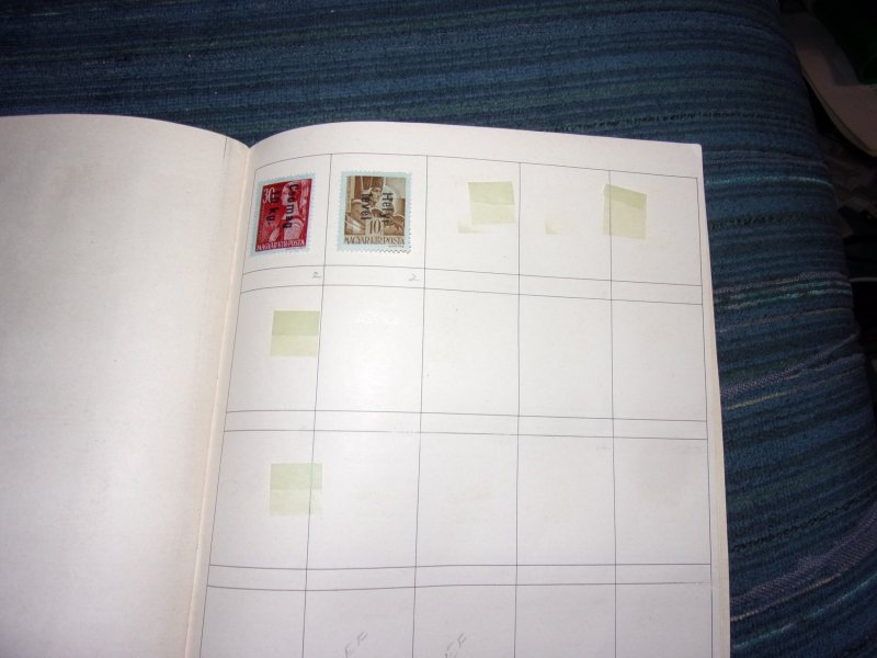 HUNGARY COLLECTION IN APPROVAL BOOK