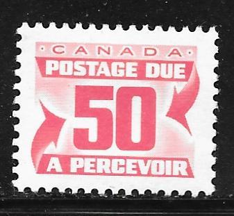 Canada J40: 50c Numeral, MH, F-VF