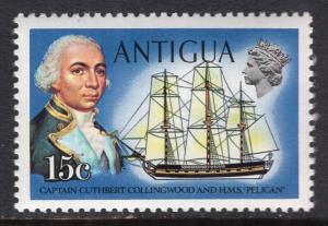 Antigua 249 Sailing Ship MNH VF