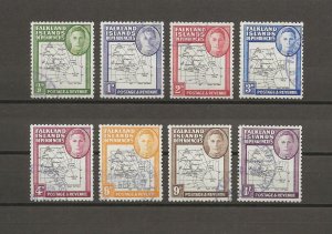 FALKLAND ISLANDS/FALKLAND ISLANDS DEPENDENCIES 1946/49 SG G1/8 USED Cat £27