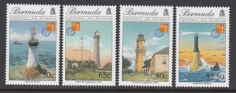 Bermuda 727-30 Lighthouses mnh