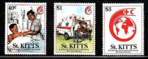 St. Kitts-Sc#245-7- id7-unsed NH set-Red Cross-1989-