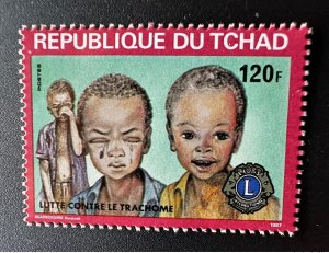 Chad 1987 Mi. 1163 Fight against trachoma Lions International 120F
