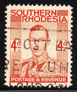 Southern Rhodesia 45 -  FVF used