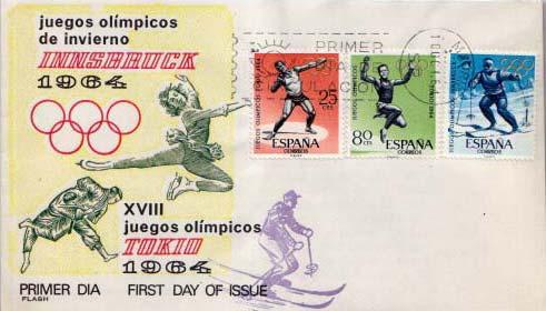 Spain, First Day Cover, Olympics