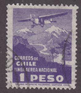 Chile C27 Plane Over the Andes 1931