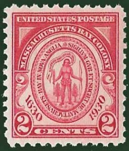 US SC 682 - Mass Bay Colony Seal - MNH - 1929