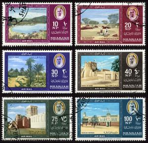 Sharjah Mi 81-86 cto set/6 1964 Landscapes  - landmarks (cond*)