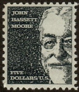 United States 1295 - Mint-NH - $5 John Bassett Moore (1966) (cv $12.50)