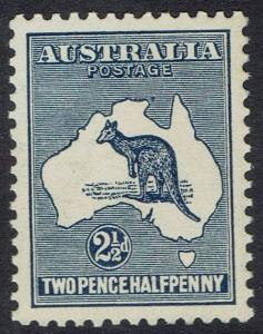 AUSTRALIA 1915 KANGAROO 21/2D 2ND WMK 