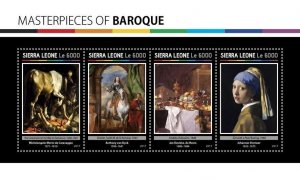 [150 01]- YEAR 2017 - SIERRA LEONE - PAINTING        4V   complet set  MNH/**