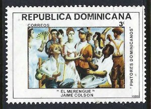 Dominican Republic 836 VFU PAINTING Y559-3