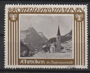 Austria - State Railway Advertising Stamp, Schröcken - NG
