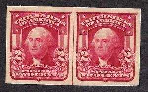 320A Mint,OG,VLH.. Line Pair... SCV $100.00