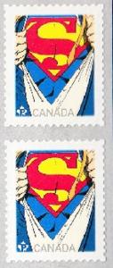 CANADA # 2678  Mint NH - pair - Superman