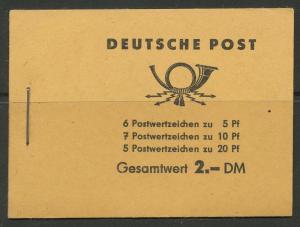 Germany DDR mint booklet #330c, 477b, 333a