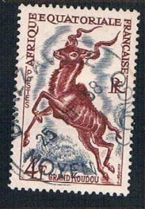 French Equatorial Africa 198 Used Greater Kudu (BP8313)