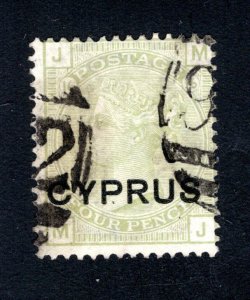 Cyprus # 4,    F/VF, Used, CV $240.00  ......1580004