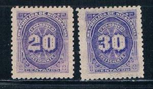 Nicaragua J19-20 LH Numeral (N0153)+