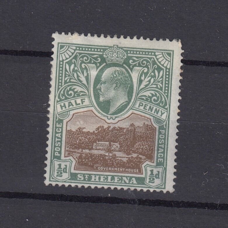 St Helena KEVII 1903 1/2d Harbour MH BP4601