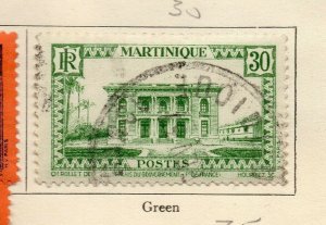 Martinique 1953 Early Issue Fine Used 30c. NW-192715