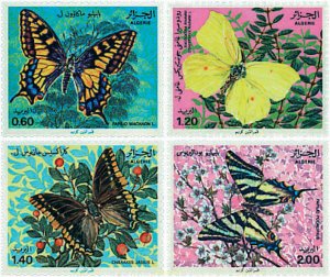 94096 MNH ARGELIA 1981 MARIPOSAS