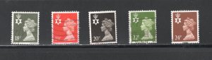 Northern Ireland #MH33, 36, 38, 41, 44    VF, Used, CV $4.50  ...  4530040