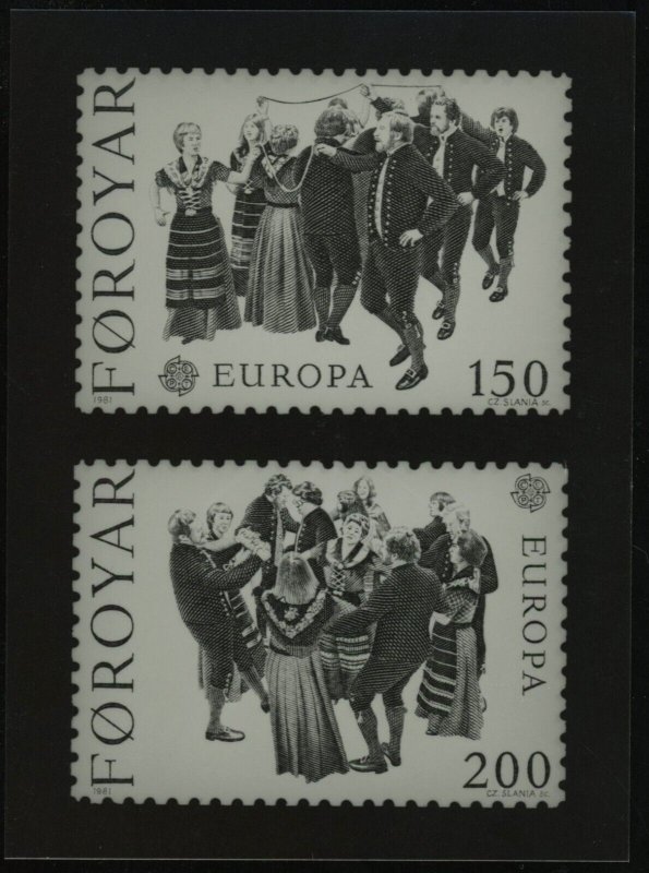 Faroe Island Postage Photo Essay Card 5¼x4 Stamp Releases Publicity Philatelic