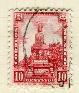 MEXICO; 1934 early Pictorial issue fine used 10c. value