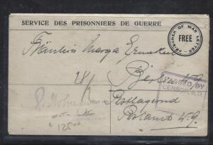 AUSTRALIA (PP2107B)  1917 FROM CONCENTRATION CAMP AUSTRALIA WITH LETTER. WOW!!