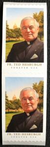 US #5242 MNH Coil Pair Father Ted Hesburgh