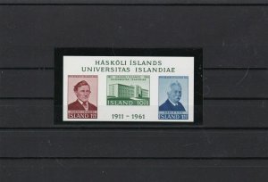 island iceland 1961  mint never hinged  stamps sheet ref r9525