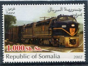 Somalia 2002 VINTAGE LOCOMOTIVE 1 Stamp Perforated Mint (NH)